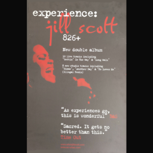 Experience - Jill Scott 826+ Poster (2001)